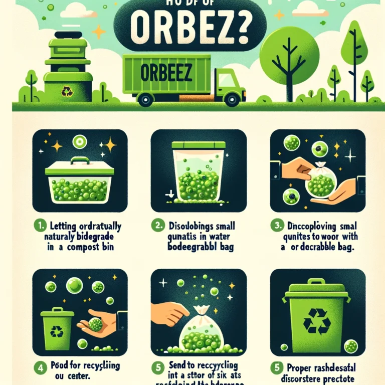 5 Steps: How To Dispose Of Orbeez?