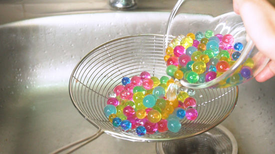 Not Soaking the Orbeez Properly
