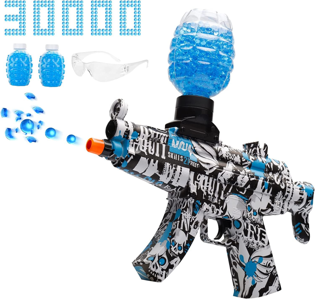 The Specialty of Little Squishy Beads Weapon: Splatter Ball Blaster with Water Ammo and MP5 Toy: